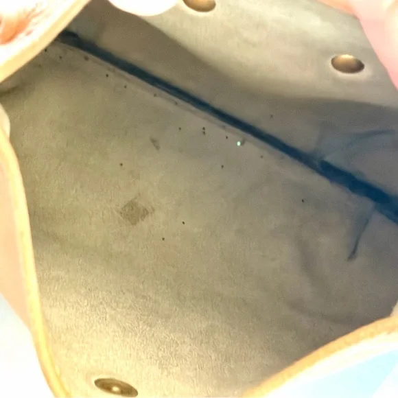 HERMÈS VTG ‘87 Fjord Rodeo Berline shoulder bag, Gold/gold, circleQ,GUC - Picture 16 of 16